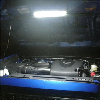 Auto Universālā Zem Pārsega Dzinēju Remonts 36 cm LED Gaismas Josla ar Slēdzi Kontroles Motora Saglabāt Autonoma Apgaismojums Instrumentu