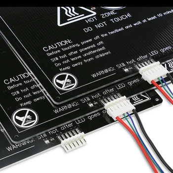 4gab/daudz Anet A8 A6 Silda Gultu Līnijas 90cm Karstā Gulta Vadu Lecekts kabelis Mendel RepRap i3 3D printeri