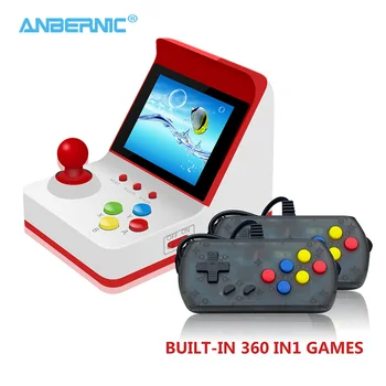 ANBERNIC Arcade FC Rokas Spēļu Konsole 8Bit Portatīvie Mini Pasāža Video Spēli Box Mašīna Player & Double spēļu vadāmierīces Zēns Dāvanu