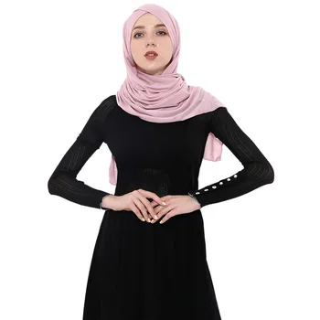 2019 Sieviešu Elegants Pieticīgs Musulmaņu Islama Šalle Ramadāna Mīksts, Viegls Džersija instant Hijab Garo Lakatu Viegli Ready-to-wear