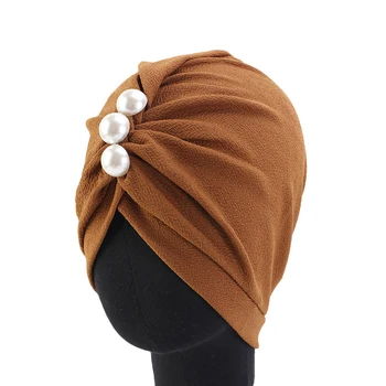 Indijas Stila Sieviešu Fāzēm Turban Cepuri Vērpjot Sunīti Beanie Vēža, Chemo Klp Musulmaņu Dāmas Galvu Wrap Matus Zaudējumu Segšanai, Cepure, Cepures