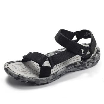 Vīriešu sandales 2020. gadam maskēties sandales vīriešu ikdienas apavi hook&loop vīriešu pludmales apavus ar neslīdošu sporta kurpes vīriešu Zapatos Hombre