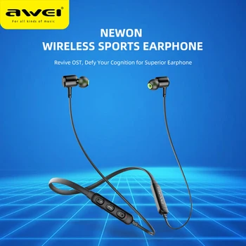 AWEI G30BL Bezvadu Sporta Austiņas Bluetooth 4.2 vieglas Austiņas ar Mikrofonu Tālruni