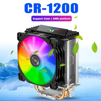 Jonsbo CR-1200 CPU Cooler 2 Siltuma caurules Tornis RGB 3Pin CPU Dzesēšanas Ventilatoru Heatsink 92mm Intel LGA 775 1150 1155 AMD AM2 AM3 AM4