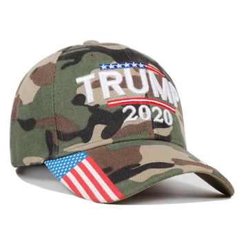 Donald Trump 2020. Gadam Klp Maskēties ASV Karogu, Beisbola Cepurītes Saglabāt Amerikā Lielu camo Cepuri 3D Izšuvumi Zvaigžņu Vēstuli Camo Armija
