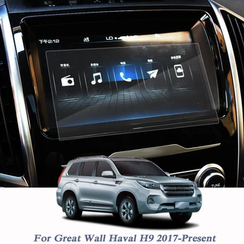 Auto Dizains Auto Navigācijas Krāsu Aizsargājošu Plēvi Uz Great Wall Haval H9 2017-2020 GPS Ekrāna Filmu Scratchproof Piederumi