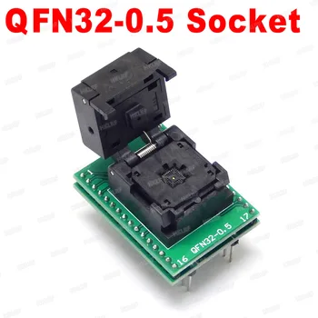 QFN32 (5*5) -0.5 Programmētājs Adapteri MLP32 Čipu MLF32 QFN32pin Attālums 0.5 mm
