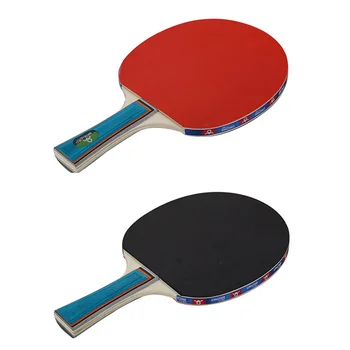 2 raketes+3 bumbiņas Profesionālās oglekļa šķiedras galda tenisa raketes ar dubultu sejas pūtītes-galda tenisa gumijas ping pong raketi