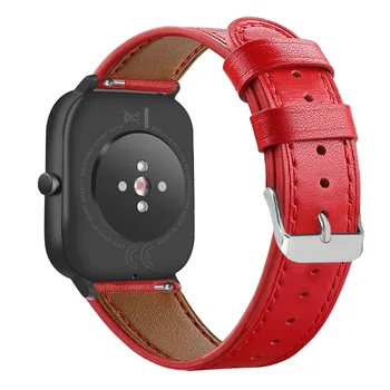 20mm Ādas Correa Par Xiaomi Huami Amazfit Rkp Bitu Lite Smart Watch Band Aizdare Nomaiņa Amazfit GTS VTN 42mm Siksnas Cilpa