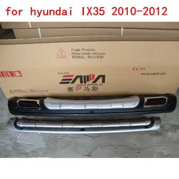 ABS priekšējā un aizmugurējā Bufera Aizsargs Skid Plate segtu fit par hyundai IX35 2010-2012 Auto daļas
