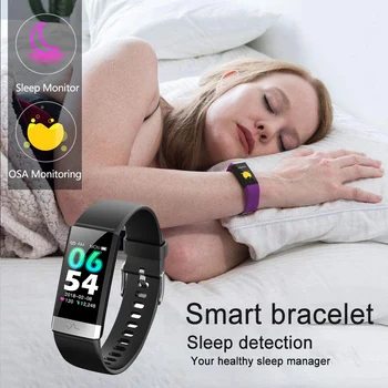 V19 EKG Bluetooth Sirdsdarbības Ātrums, asinsspiediens, Miega Uzraudzības Smart Aproce