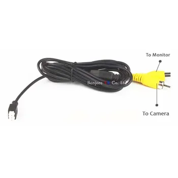 Koorinwoo Bezvadu Automašīnas Novietošanas Sensors ar LCD Ekrāns Krāsains Radara Melns Signalizācijas Sistēma, 4 Komplekts Auto Atpakaļgaitā Trajektoriju Dziesmas Kamera