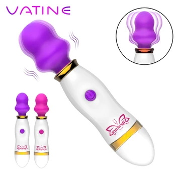 VATINE Seksa Rotaļlietas, lai Sieviete Masāža Stick AV Stick 10 Speed Magic Stienis Sieviešu Masturbācija Klitoru Stimulēt G-spot Vibrators