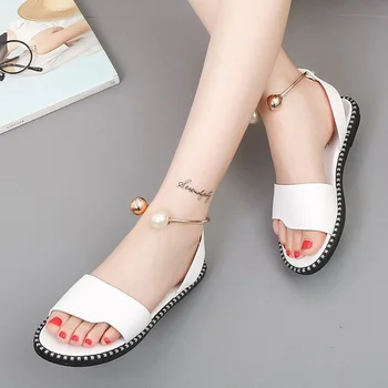 2020. gada Vasaras melns vai balts h dāmas sandales dāmas luksusa dizaina sandales dzīvoklis apavi čības sieviešu modes