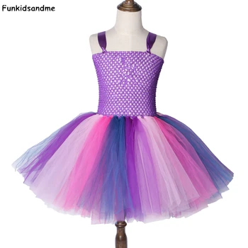 Poniju Twilight Sparkle Meitenes Tutu Kleita Violeta Iedvesmojis Modes Meitene Puse Saģērbt Princess Bērniem Ziemassvētku Halloween Kostīms 2-12Y