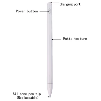 IPad 2018-2020 Gadu Capacitive Touch Ekrāns Stylus Aktīvo Irbuli iPad A1893 A1954/A1980 A1979/A2197 A2198 S Pen