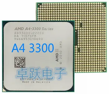 AMD A4 3300 2.5 GHz 65W CPU procesors FM1 scrattered gabalus A4-3300 bezmaksas piegāde