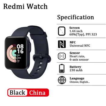 Xiaomi Redmi Smart Skatīties Aproce NFC Sirds ritma Monitors Tracker 1,4 collu Modinātājs 5ATM Ūdensizturīgs Mi Skatīties Lite KN Versija