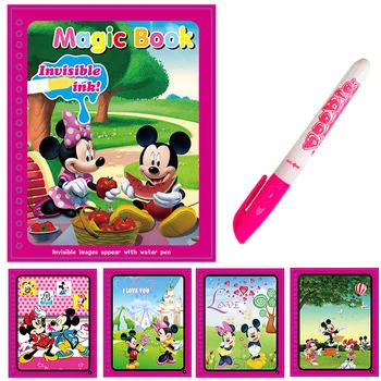 Disney Krāsošana Ūdens Mickey Mouse Saldēti Sofia Princess Krāsošana Burvju Bērnu Glezna Karti, Jautri, Ūdens Bilžu Grāmata