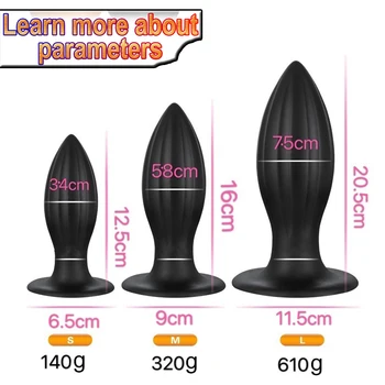 Jaunu milzīgs anālais sveces erotiskās rotaļlietas big butt plug tūpļa, maksts dilator pieaugušo masturbator seksa rotaļlietas vīriešiem, sievietēm geju anālā seksa produkta