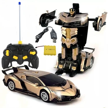 Ir 2021. Žests uzrādi RC Auto Transformācijas Roboti Modeļi 1/12 Tālvadības Automašīnas Braukšanas Sporta Automašīnām Rotaļu Automašīnu Pieaugušo/Bērnu