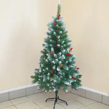120/150/180 cm Šifrēšanas Zaļo Koku Mākslīgais Sniegs-balts PVC Ziemassvētku Eglītes Rotājumi Ģimenes Ziemassvētku rotājums Mājās