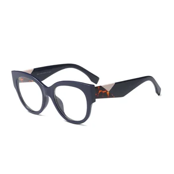 TIK&EI Modes Lielgabarīta Cat Eye Sieviešu Brilles Rāmis Var Būt Aprīkoti ar Tuvredzība, Skaidrs, Objektīvs Vintage Vīriešu Optiskās Brilles Rāmis