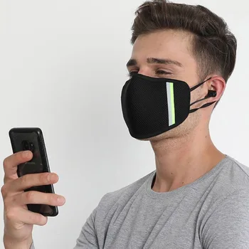 Maska Ar Bluetooth Austiņām, Atkārtoti Mazgāt PM2.5) Aizsargāt Kokvilnas Facemask Austiņu Mikrofonu Austiņas Mascherine
