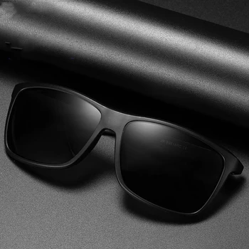 Modes Saulesbrilles vīriešiem Kvadrātveida Saules Brilles Zīmola Dizainere UV400 aizsardzība Toņos oculos de sol hombre brilles Vadītāja Oculos
