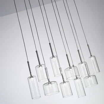 Modes Stikla Pudele LED Pendant Lampas Modernās Lustra Estētisko Griestiem Karājas Lampas Bārs Droplight Ēdamistaba Deco Gaismas