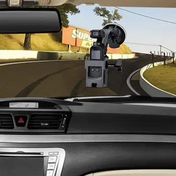 5in1 Auto piesūcekni, Mount Transportlīdzekļa Priekšējā Vējstikla Turētājs Izplešanās Rāmja Stiprinājumu Komplekts DJI OSMO Kabatas Kameras Stabilizators
