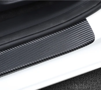 Auto stils 4gab VII VRS oglekļa šķiedras valkāt aizsardzības plāksne uzlīmes Skoda Fabia, Octavia Yeti Stils Papildaprīkojuma piederumi