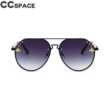 47737 Vintage Izmēģinājuma Saulesbrilles Sieviešu Luksusa Zelta Bišu Toņos Brilles UV400 Dizaineru Modes Vīriešiem