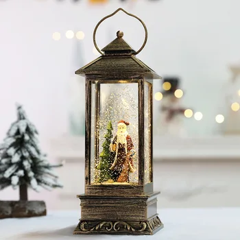 LED laternas, Ziemassvētku apgaismojums, Ziemassvētku dekorācijas, iekštelpu un āra gaismas vecmodīgs retro dāvanas jaunas sadzīves priekšmetus Navidad