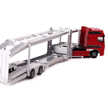 Augstas kvalitātes 1:50 divstāvu kravas automašīnu sakausējuma modelis,kas mākslīgi die-cast metāla projektēšana automašīnas rotaļlietas,bērnu dāvanu,bezmaksas piegāde