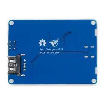 Elecrow Lipo Baterry Lādētāju V2.3. Arduino LiPo Lādētāju Valdes Chargering Modulis Litija Akumulators DIY PCBA Elektronisko Komplekts