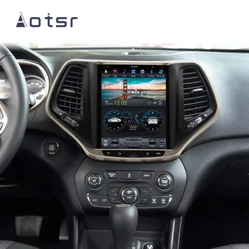 Android 8.1 Tesla stila DVD multimediju atskaņotājs, GPS navigācijas JEEP cherokee-2018 automašīnas radio, atskaņotāju, Auto stereo galvas vienības