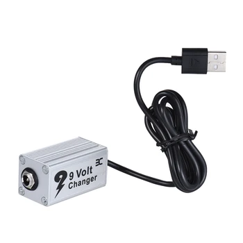 ĪNO, EVC-1 Ģitāras Efektu Pedāļu Barošanas Sprieguma Pārveidotājs USB Pastiprinātājs, 5V uz 9V, ko Izmanto ar Power Bank, kā pastiprināt Konvertētājs