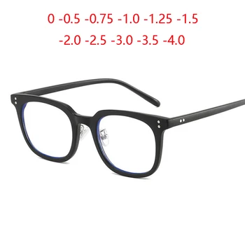 1.56 Aspherical Anti-zila Gaisma Recepšu Brilles Sieviešu Literatūras Students Laukumā Optisko Glasse Vīrieši 0 -0.5 -0.75, Lai -4.0