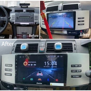 Auto Multimediju Atskaņotājs, Stereo, GPS DVD, Radio Navigācijas NAVI Android Ekrāna Monitora Toyota Mark X Reiz X120 2004~2009