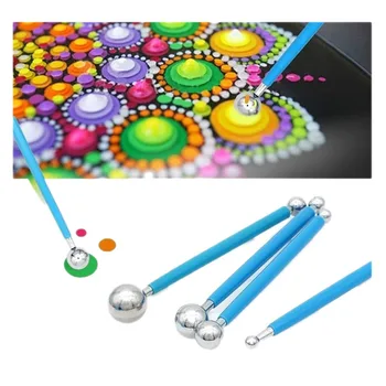 32Pcs Mandala Dotting Instrumentu Stylus Krāsas Paplātes, Krāsošanas Akmeņiem Krāsošana Zīmēšanas Nail Art Dotting Rīki