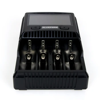 Nitecore SC4 Lielisku Auto Lādētājs akumulatoriem Li-ion IMR LiFePO4 Ni-MH(niķeļa kadmija) 18650 17650 17670 16340 14500 Baterijas Max 3A