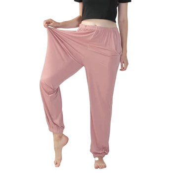 Plus lieluma deju augsta vidukļa elastīgās ilgu plus lieluma jogas dziesmu bikses gadījuma bikses sieviešu mājas pidžamas bikses 7xl 6xl 5xl