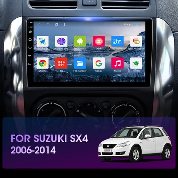 Jansite Android 10.0 Auto Radio Suzuki SX4 2006-2011 2012 2013 Multivides Video Atskaņotājs 2 Din Navigācija GPS Stereo Galvas vienības