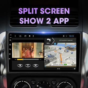 Jansite Android 10.0 Auto Radio Suzuki SX4 2006-2011 2012 2013 Multivides Video Atskaņotājs 2 Din Navigācija GPS Stereo Galvas vienības