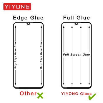 YIYONG 5D Pilnībā Segtu Zīda Stikla Huawei P20 Lite Rūdīts Stikls Huawei P 20 Lite Pro Screen Protector Filmu Huawei Nova 3E Stikla