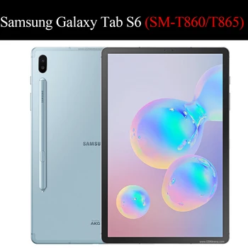 Tablet case for Samsung Galaxy Tab S6 2019 10.5 mīksta Silikona apvalks TPU drošības Spilvens vāks Caurspīdīgs aizsardzības maisiņš SM-T860/T865