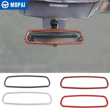 MOPAI Interjera Ciļņi ABS Automašīnas Iekšējā Atpakaļskata Spoguļa Apdare, Rāmis Vāka Uzlīmes Dodge Charger 2010-2019 Piederumi