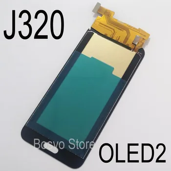 Vairumtirdzniecības 10 Gab./Lote Samsung J3. Gadam J320 LCD Ekrāns ar touch Digitizer montāža OLED2