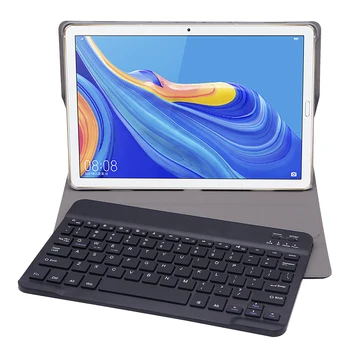 Bluetooth Klaviatūru, Ādas Gadījumā par Huawei Mediapad M6 10.8 collu 2019 Tablet Stand Gadījumā Noņemams Bezvadu Tastatūra Segums